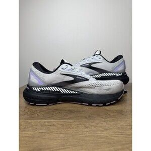 Brooks Adrenaline GTS 23 Grey Black Purple Running Shoes Women’s 8 Wide Sneaker